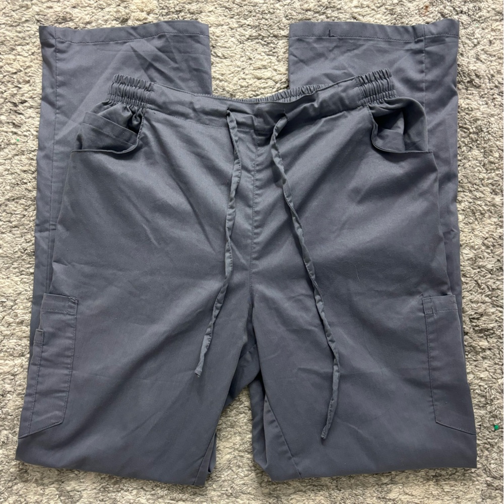 Dagacci Grey Scrub Pants Unisex Medical Nurse Uniform